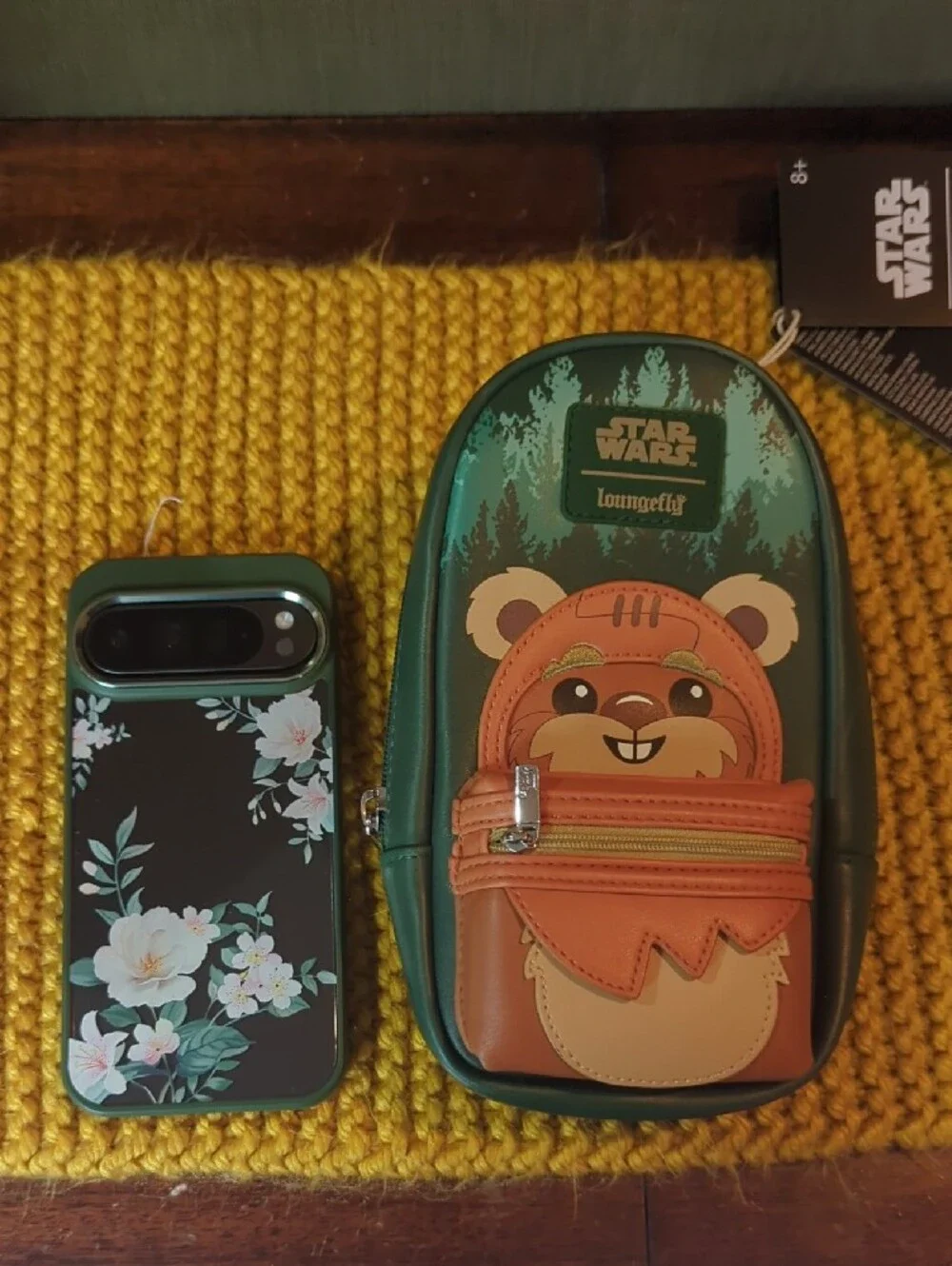Loungefly Star Wars Green & Brown Ewok Pencil Case for Kids